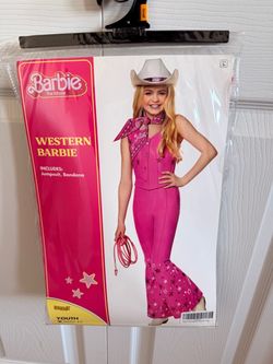 Girls Western Barbie Halloween Costume