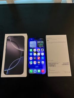 iPhone 16 Pro Max (Unlocked) Black Titanium
