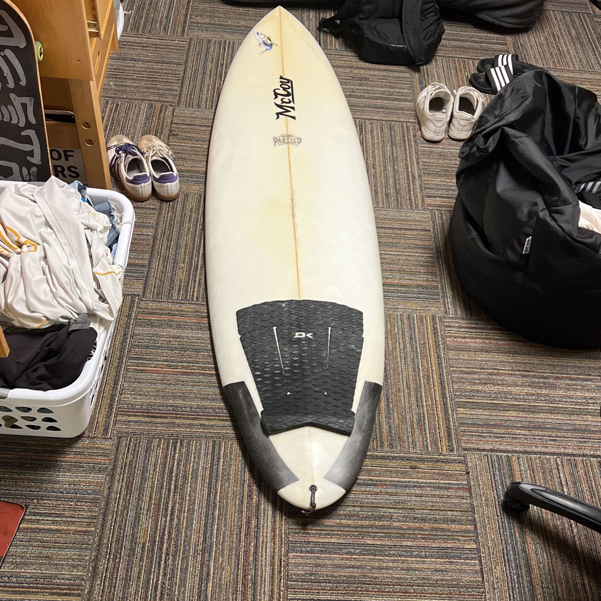 6’10 McCoy surfboard