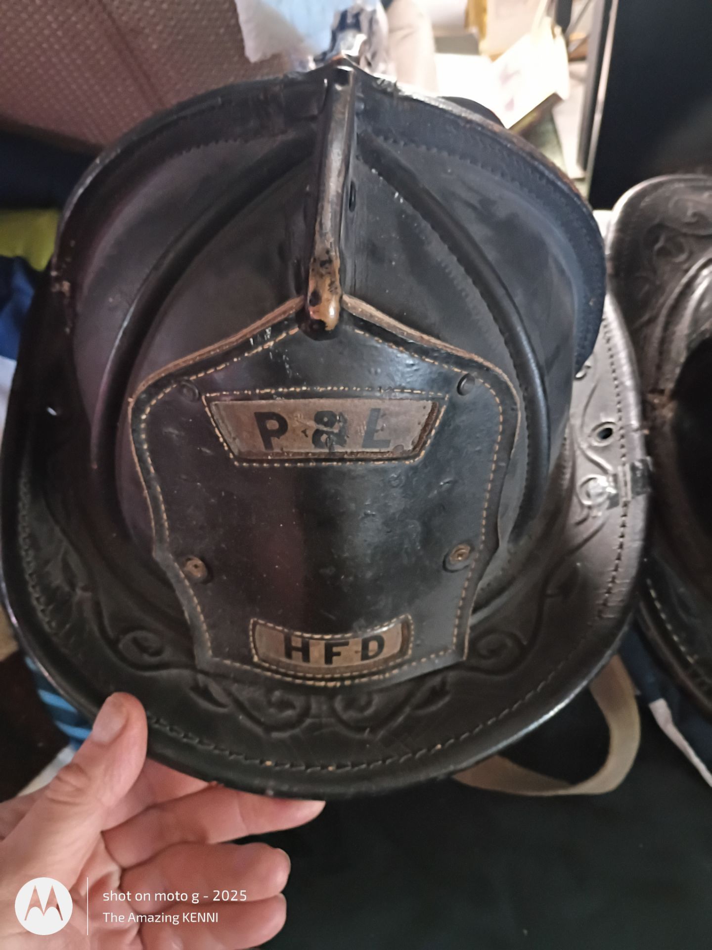 Vintage Firefighter Helmets