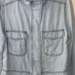 New Jean Jacket, Freestyle Lightweight Denim Jacket, Blue Coat