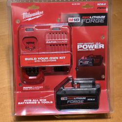 Milwaukee M18 REDLITHIUM FORGE XC 8.0Ah + Rapid Charger No Low Offers/Trades Pls,  Price is Firm Pick up in Burien Yes Available 