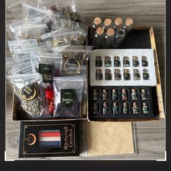 Beginner Witchcraft Kit / Crystals / Spell Kit/ OBO