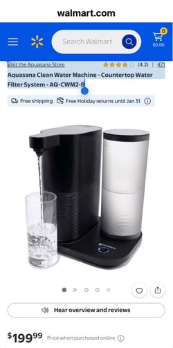 Aquasana Clean Water Machine - Countertop Water Filter System - AQ-CWM2-B
