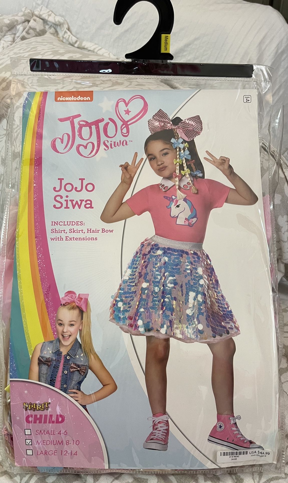 Jojo Siwa Costume- Child Medium 8-10