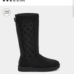 uggs Classic Cardi Cabled Knit