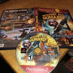 PS2 Game Greatest Hits Destroy All Humans! 