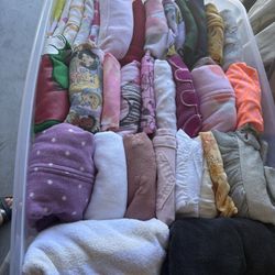 Bundle: 36 Pieces 3T And 4T Shirts Sweaters Dresses Pants Towels