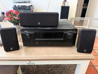 Denon AVR Receiver with Boston Acoustic Speakers