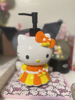 Hello Kitty Candy Corn Soap Dispenser