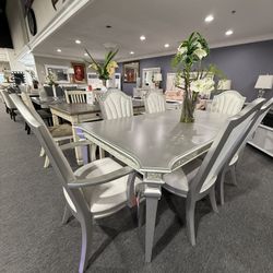 7 PC DINING TABLE SET 