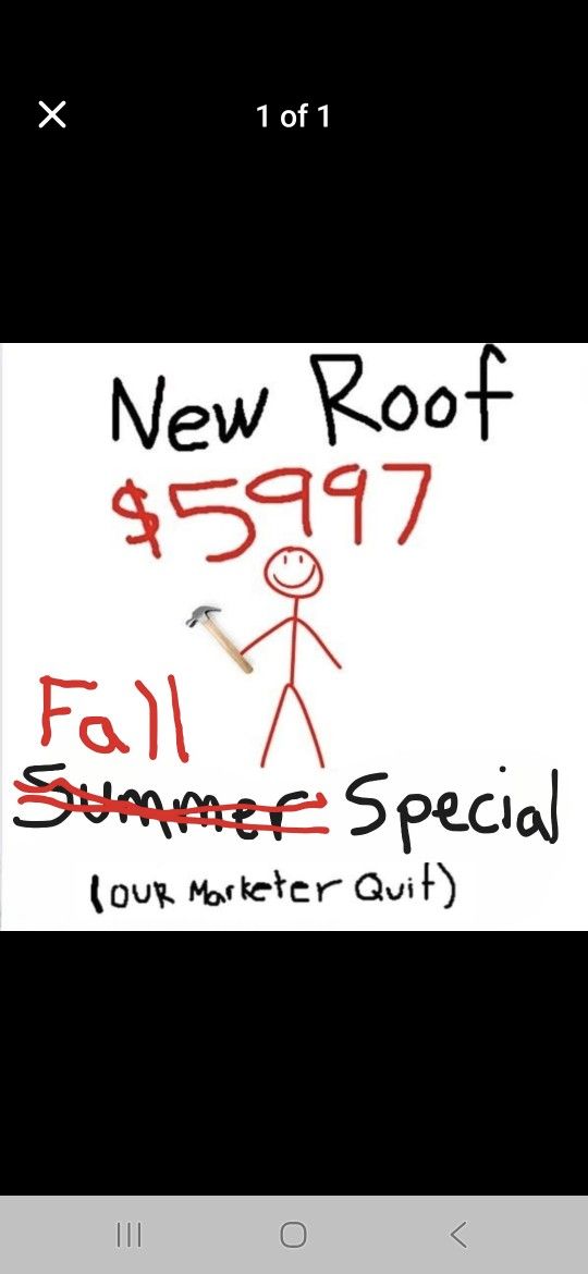 Shingle Roof Installed