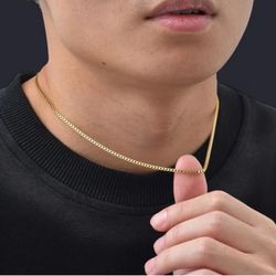 18 Inch Gold Plated Neckless 