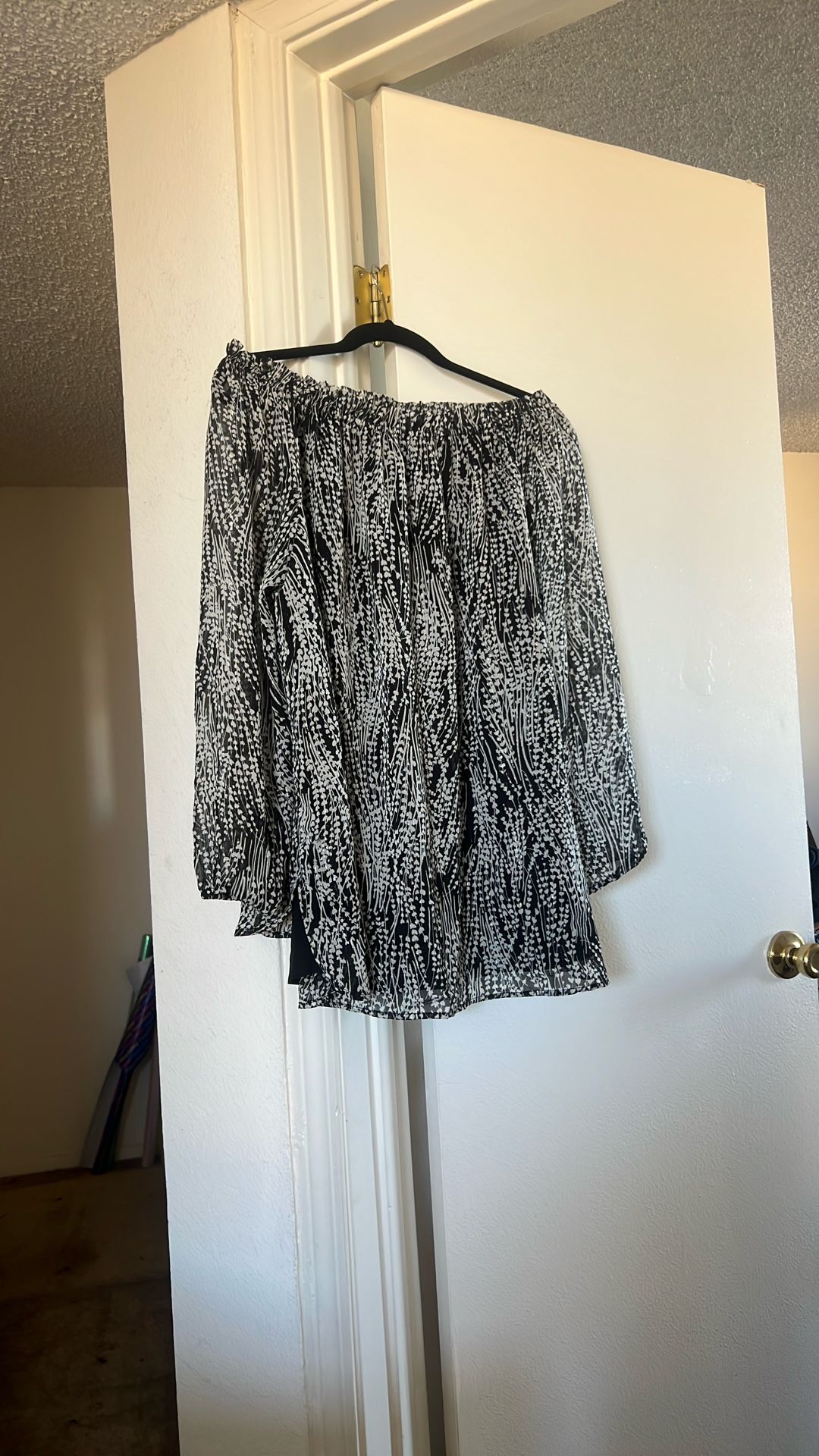 Black And White Floral