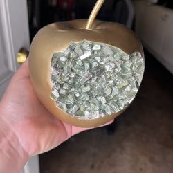 Gold apple decoration