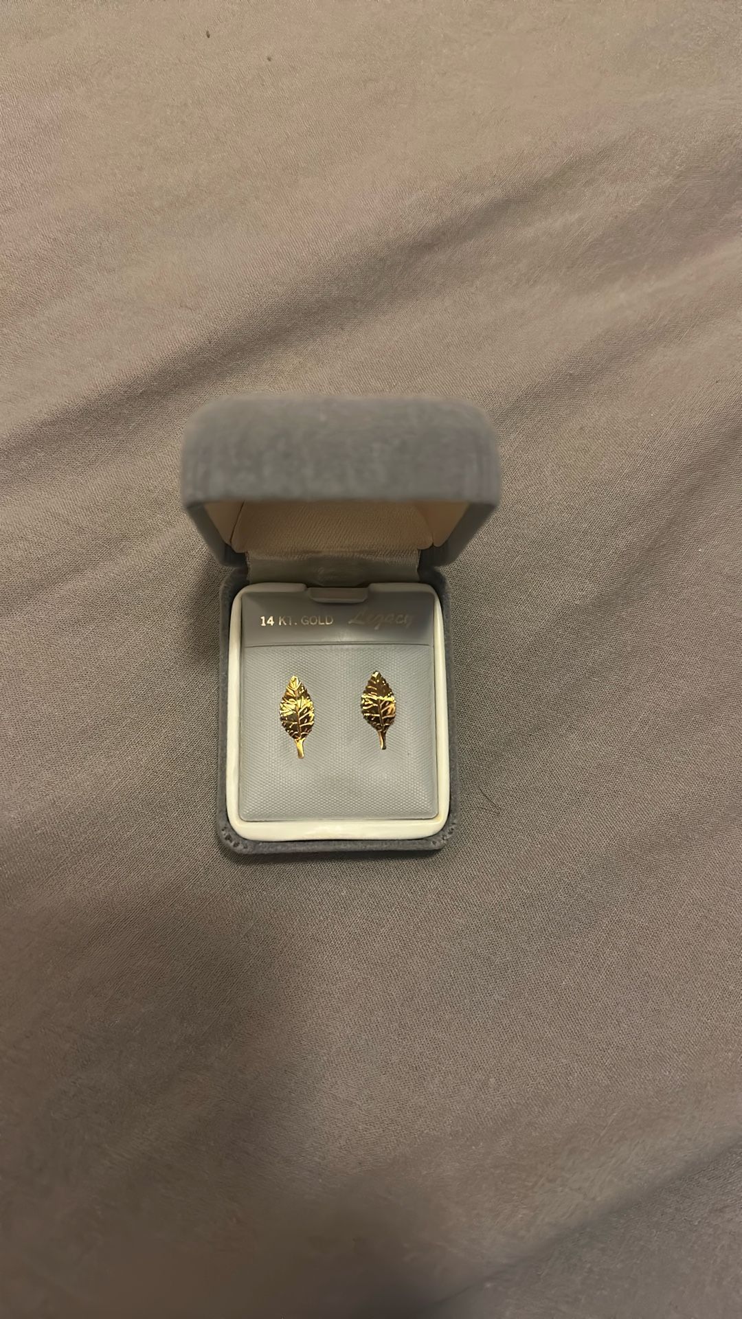 14k Gold Legacy Leaf Earrings 