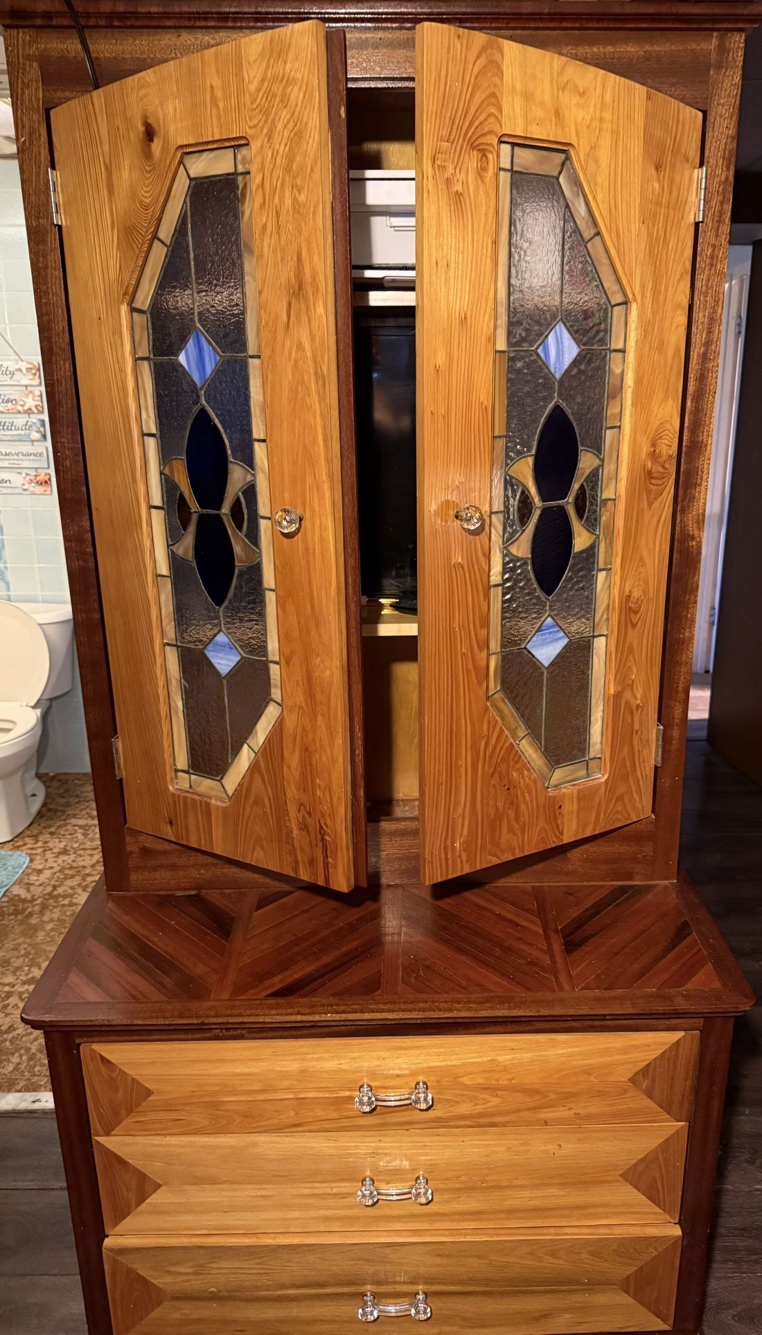 Armoire Dresser Cabinet Wood 