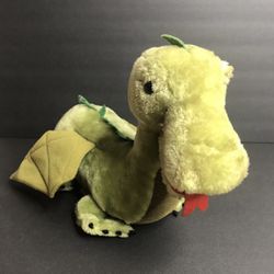 Vintage & Rare 1980 R Dakin Stuffed Dragon with Wings Plush Stuffed Animal 24”