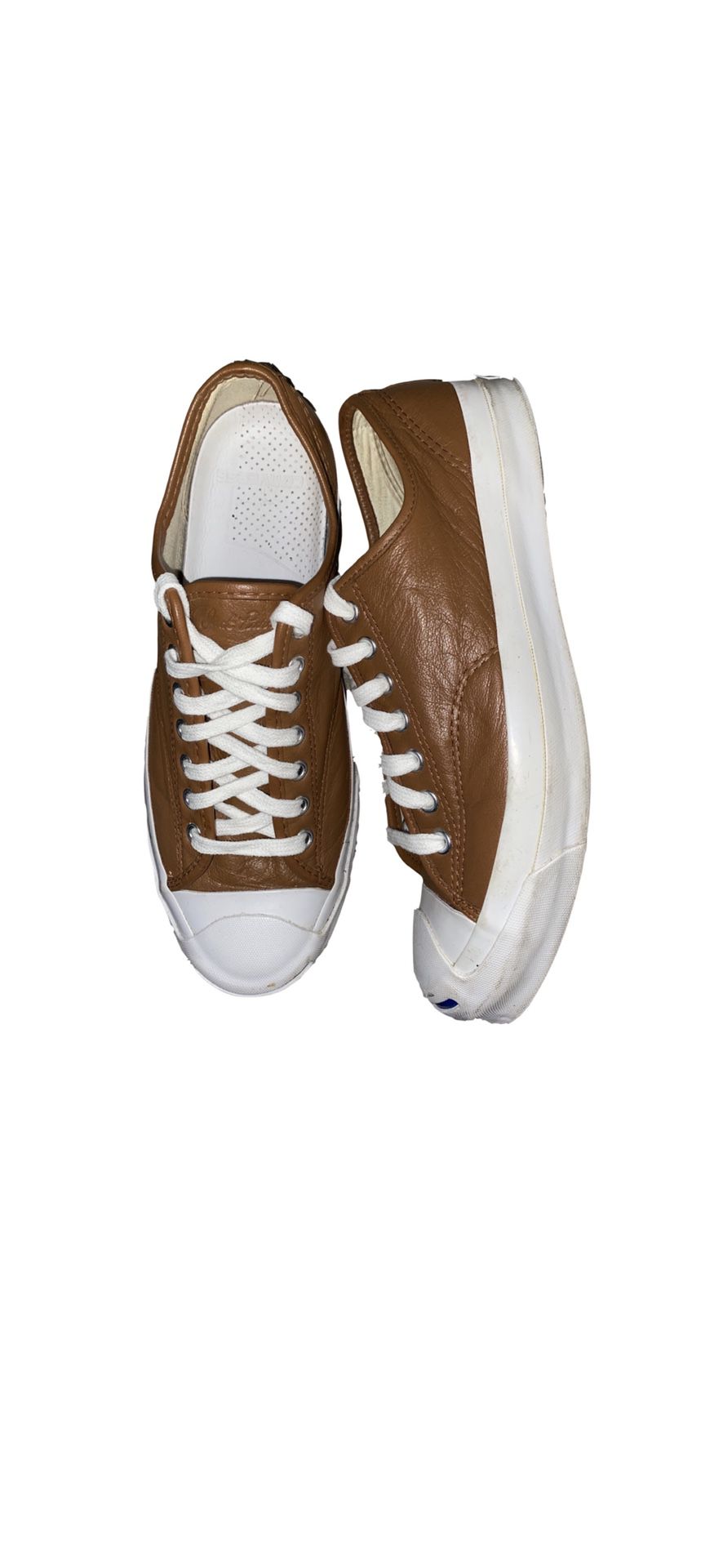 Bopæl maler Kostbar Jack Purcell Brown Leather Converse Low Top Mens size 9.5 for Sale in  Philadelphia, PA - OfferUp