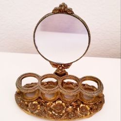 Vintage Antique Rare Matson Ormolu Lipstick Holder BK346 752A 1950s in GREAT Condition
