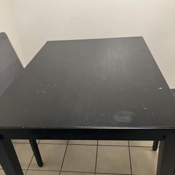 Tall Black Table 