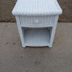 Wicker Nightstand