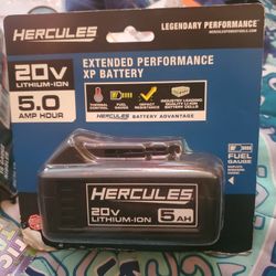 Hercules 20v battery 