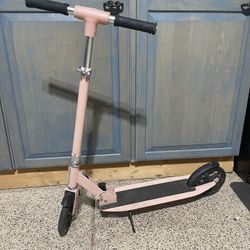 Tan Pink Scooter 