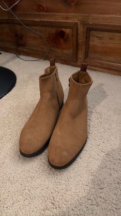 Call It Spring Size 12 Tan Suede Men’s Chelsea Boots