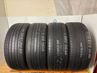 Set 4 tires 255 50 20 Goodyear assurance finesse no repairs