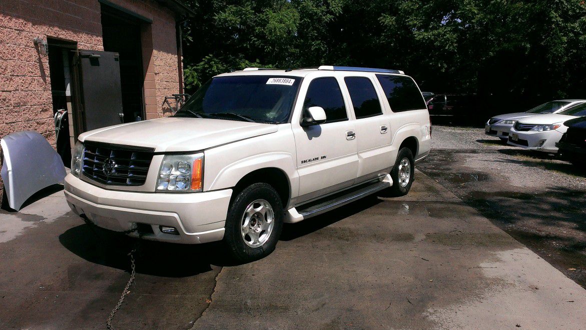 2  ESCALADES  1 HAS  6.0 44.000 MILES  BODY IS MINT BEATIFUL 