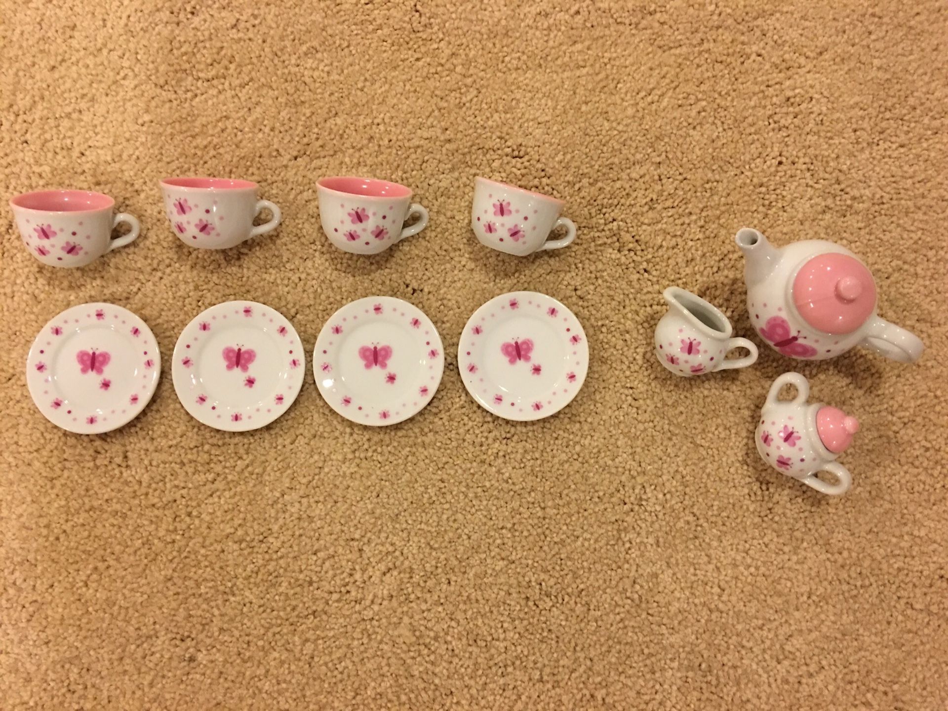 Two sets of children’s tea sets
