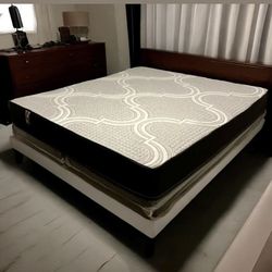 King Size Mattress 10 Inches Thick Also Available in Twin, Full, Queen Same Day Delivery 🚚 New From Factory With its Plastic