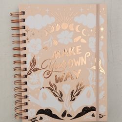 Good Juju Ink Pink Underwater Ball Spiral notebook.