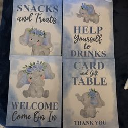 Baby Shower Elephant Theme 