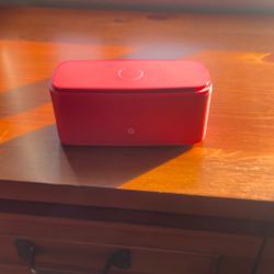 Red DOSS Soundbox Wireless Bluetooth Speaker