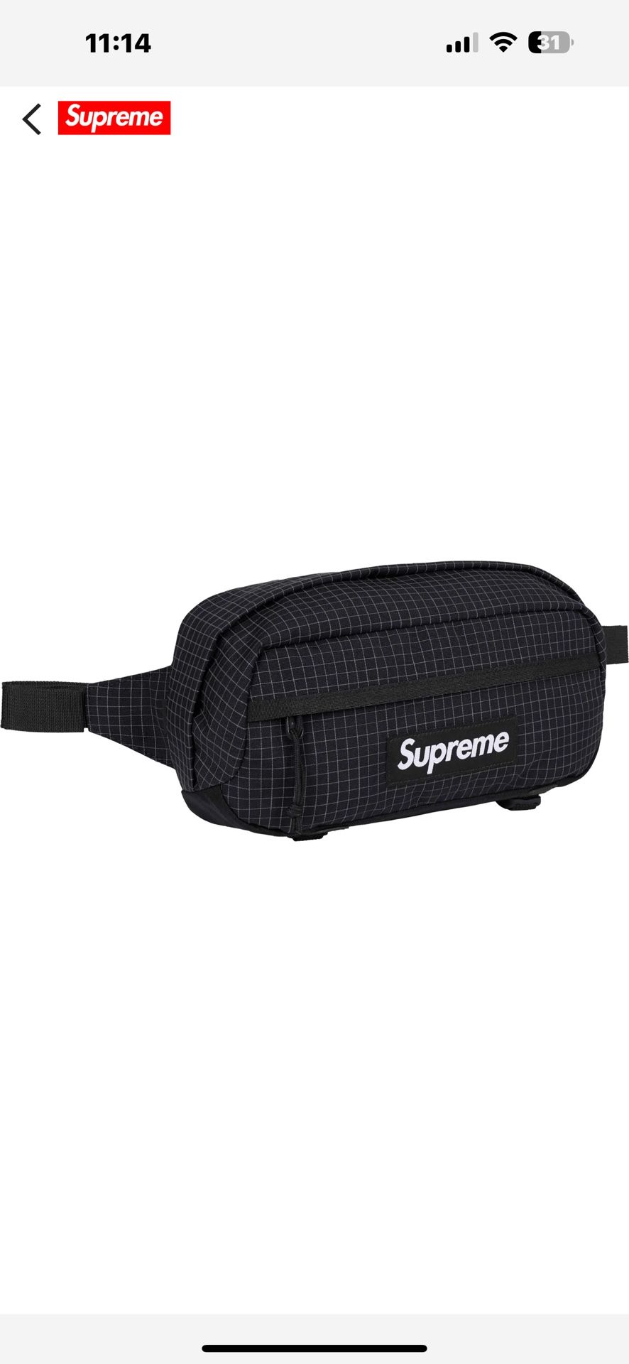 supreme waist bag & hat