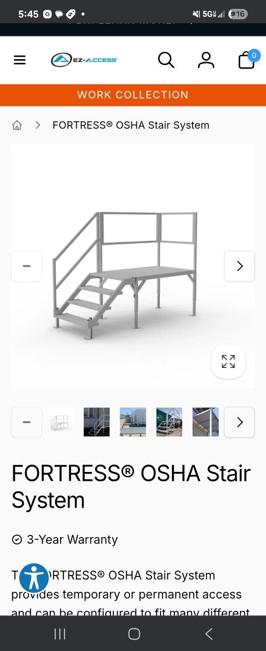 Adjustable Aluminum Stairs