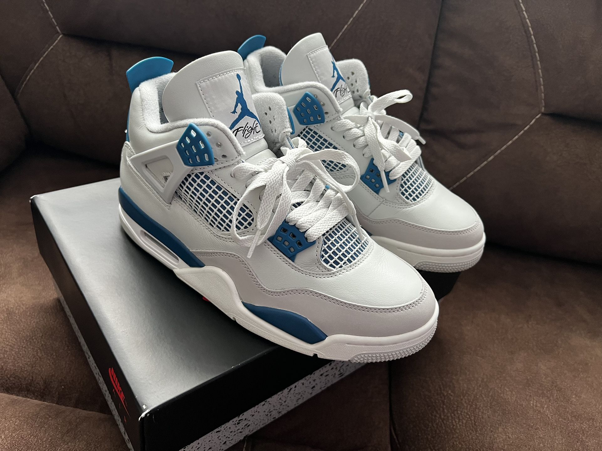 Retro 4 Military Blue