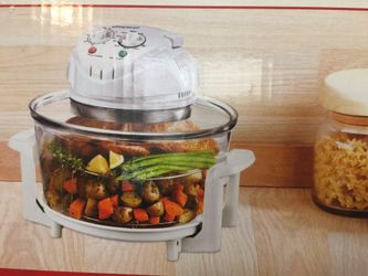 Glass convection oven