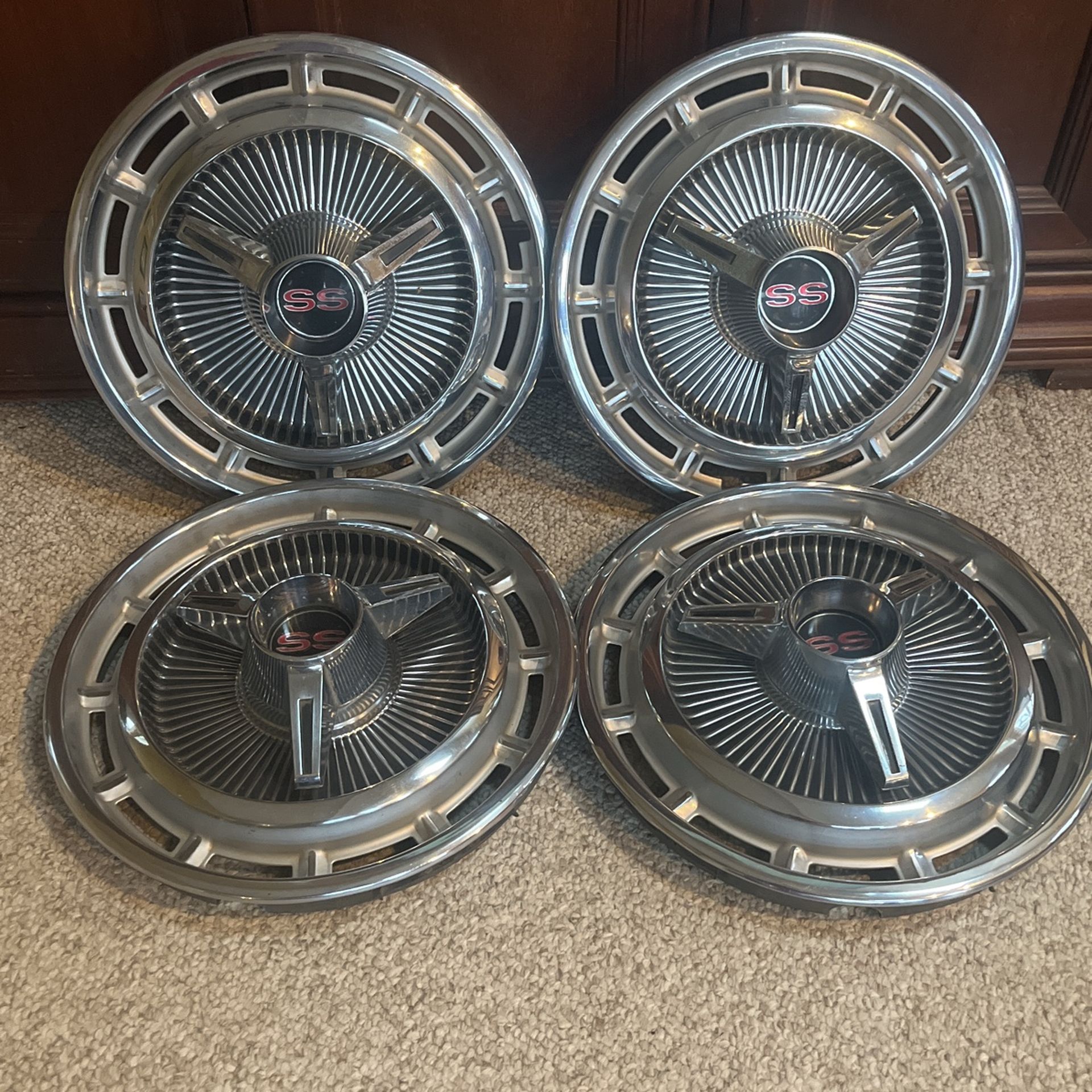 Chevy SS Hubcaps - Vintage Collector Item!!