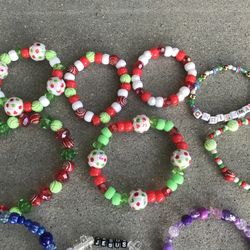 Christmas bracelets
