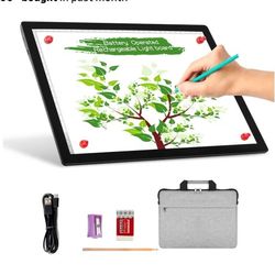 A4 Wireless Battery Powered Light Pad with CaseCopy Board for Artist Drawing Sketching X-ray Viewing new 