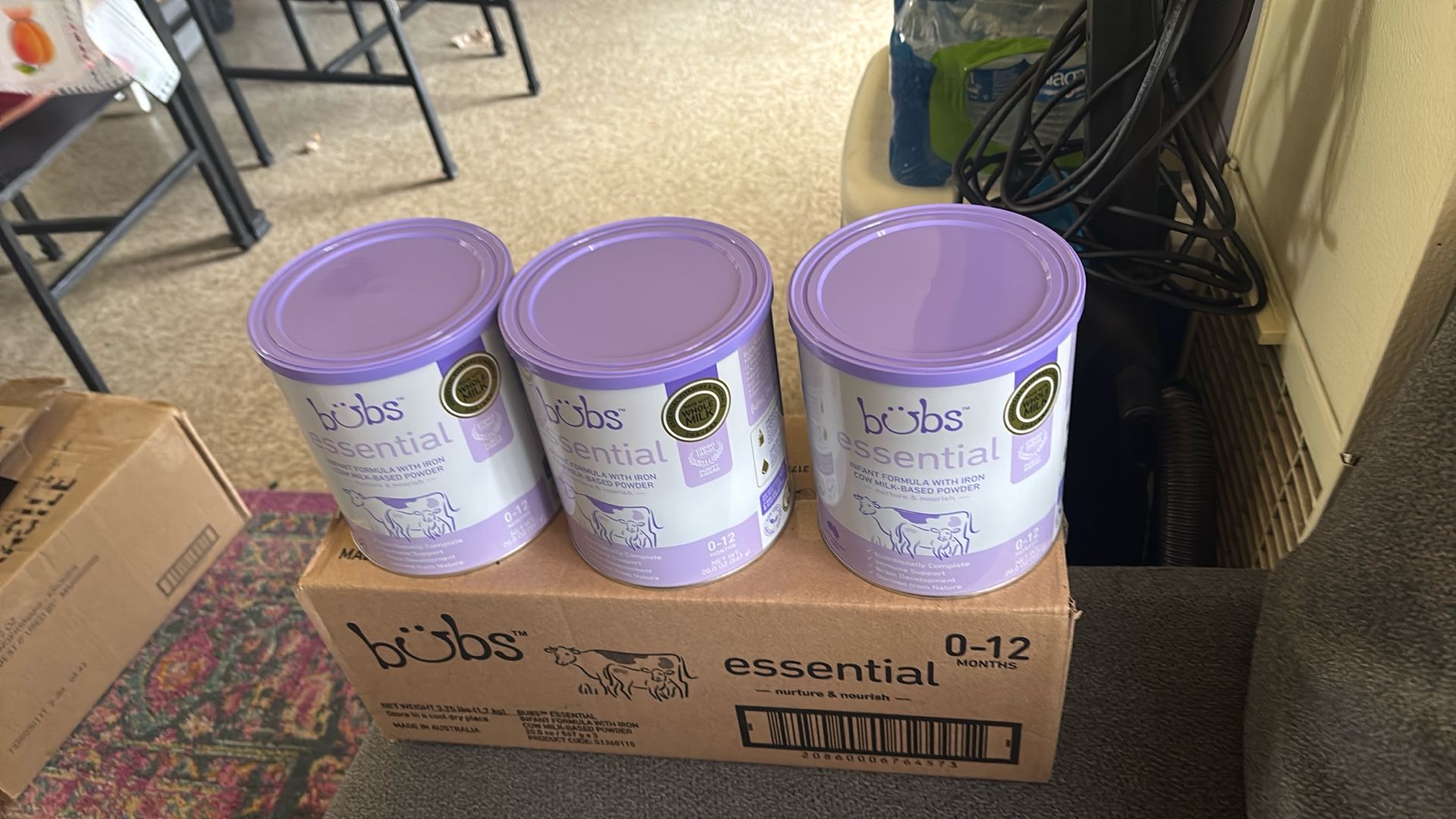 bubs essential  infant  formula 