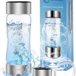 Hydrogen Water Bottle 2024, Hydrogen Water Bottle Generator with SPE PEM Technology Water Ionizer, Hydrogen Water Machine Improve Water in 3 Minutes f