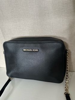 Michael Kors Black Saffiano Crossbody Bag