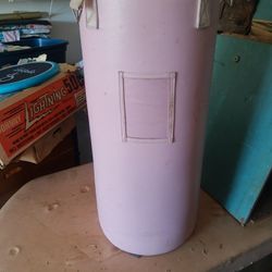 Pink Leather Punching Bag