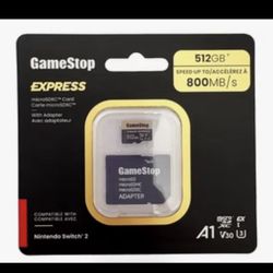 GameStop 512GB Express Micro SD Card for Nintendo Switch 2