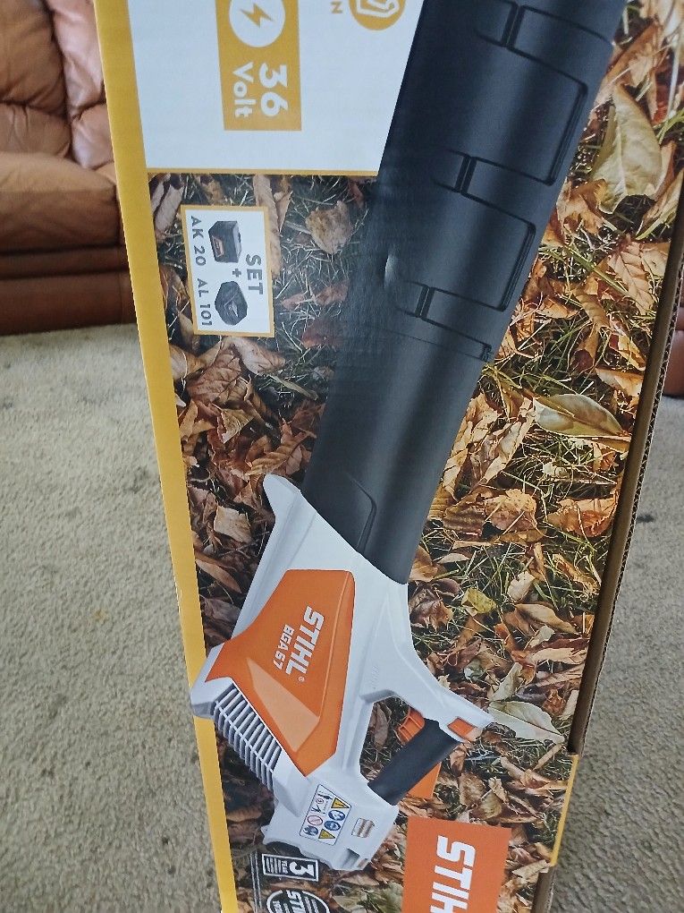 Battery powered leaf blower