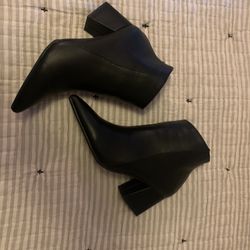 Black Booties Size 8